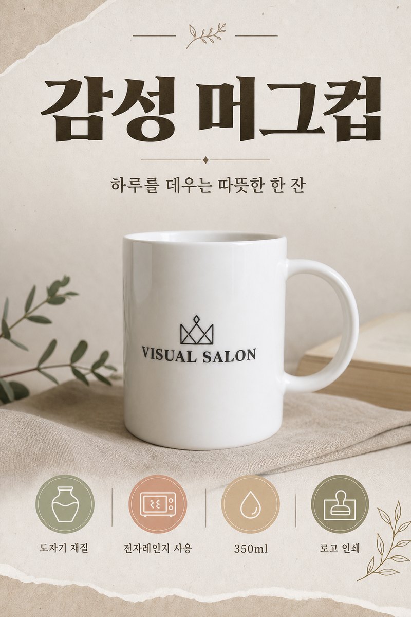 머그컵 상세페이지 샘플