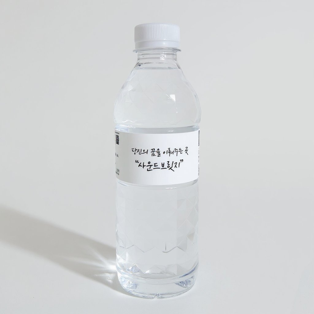 SOUND BRIDGE 생수 인쇄 제작 (판촉물) 2