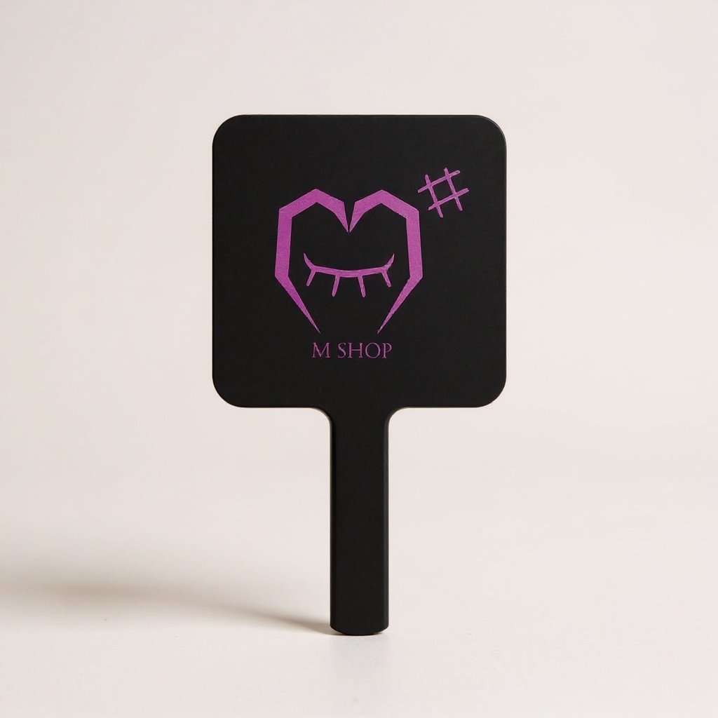 M SHOP 핑크 손잡이 손거울 인쇄 제작 (판촉물) 2