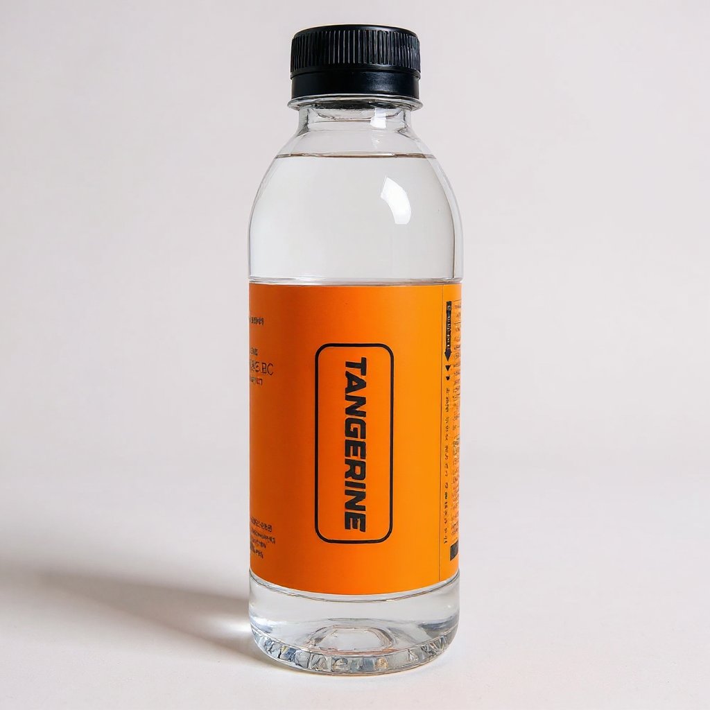 TANGERINE 오렌지 라벨 생수 인쇄 제작 (판촉물) 2