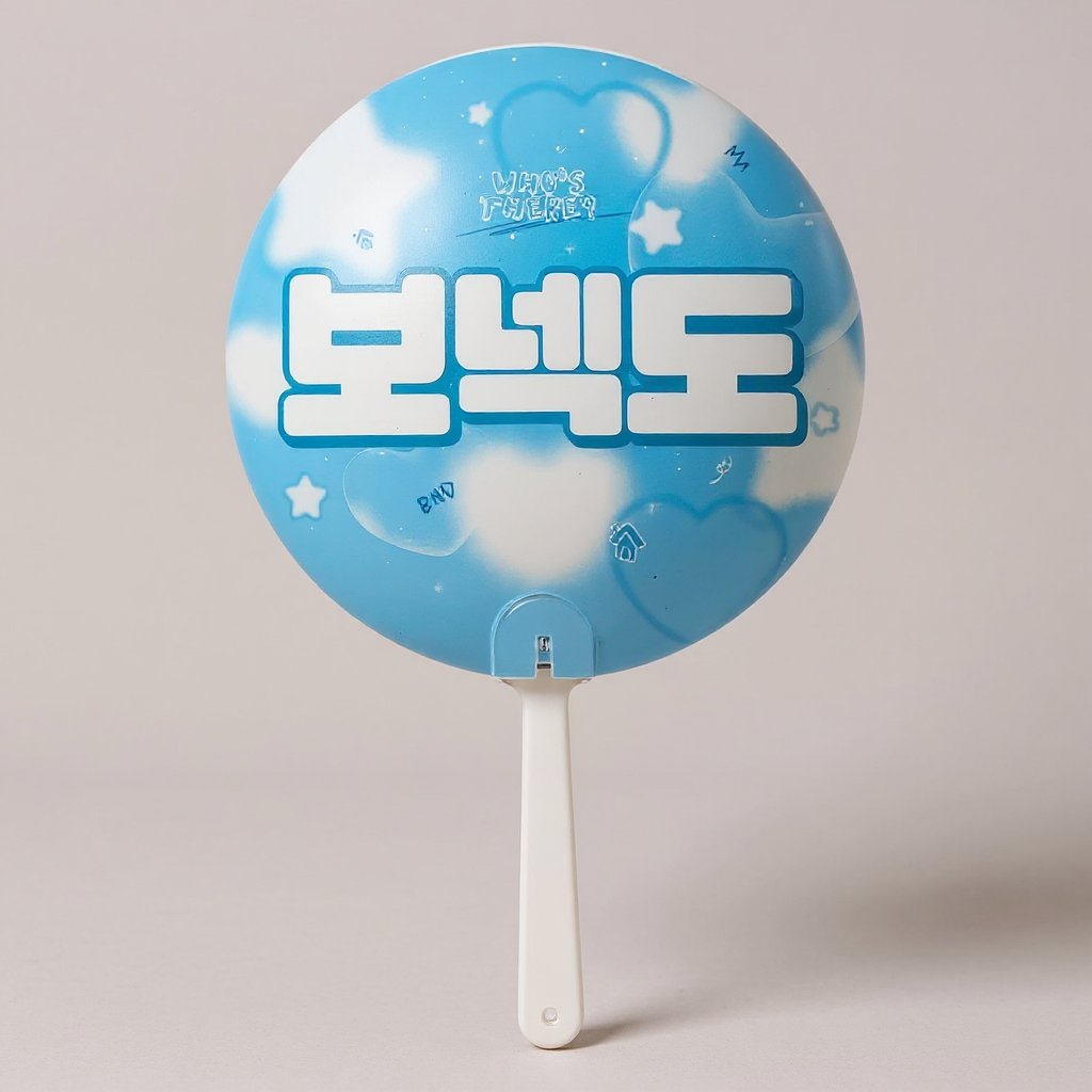 BND 아이돌 단체사진 부채 인쇄 제작 (판촉물) 2
