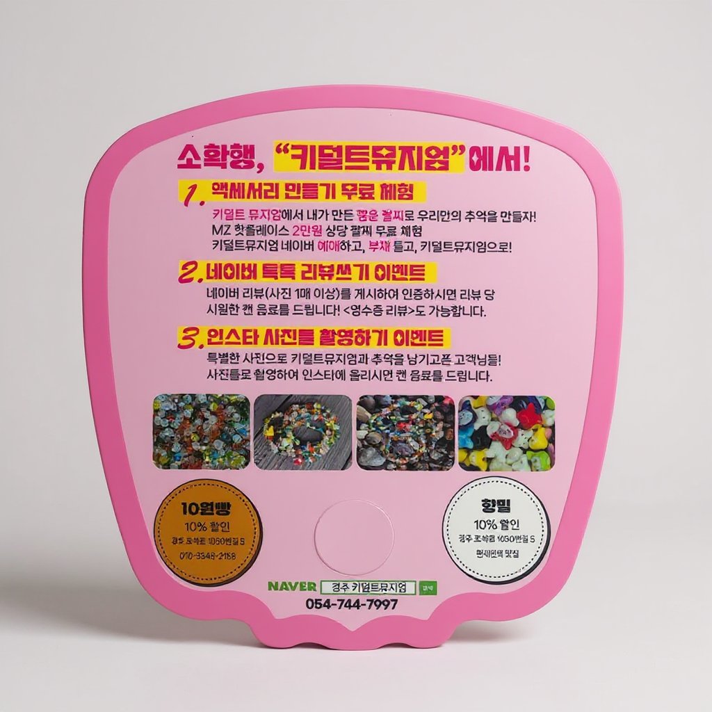 경주 키덜트 뮤지엄 영화포스터 부채 인쇄 제작 (판촉물) 2