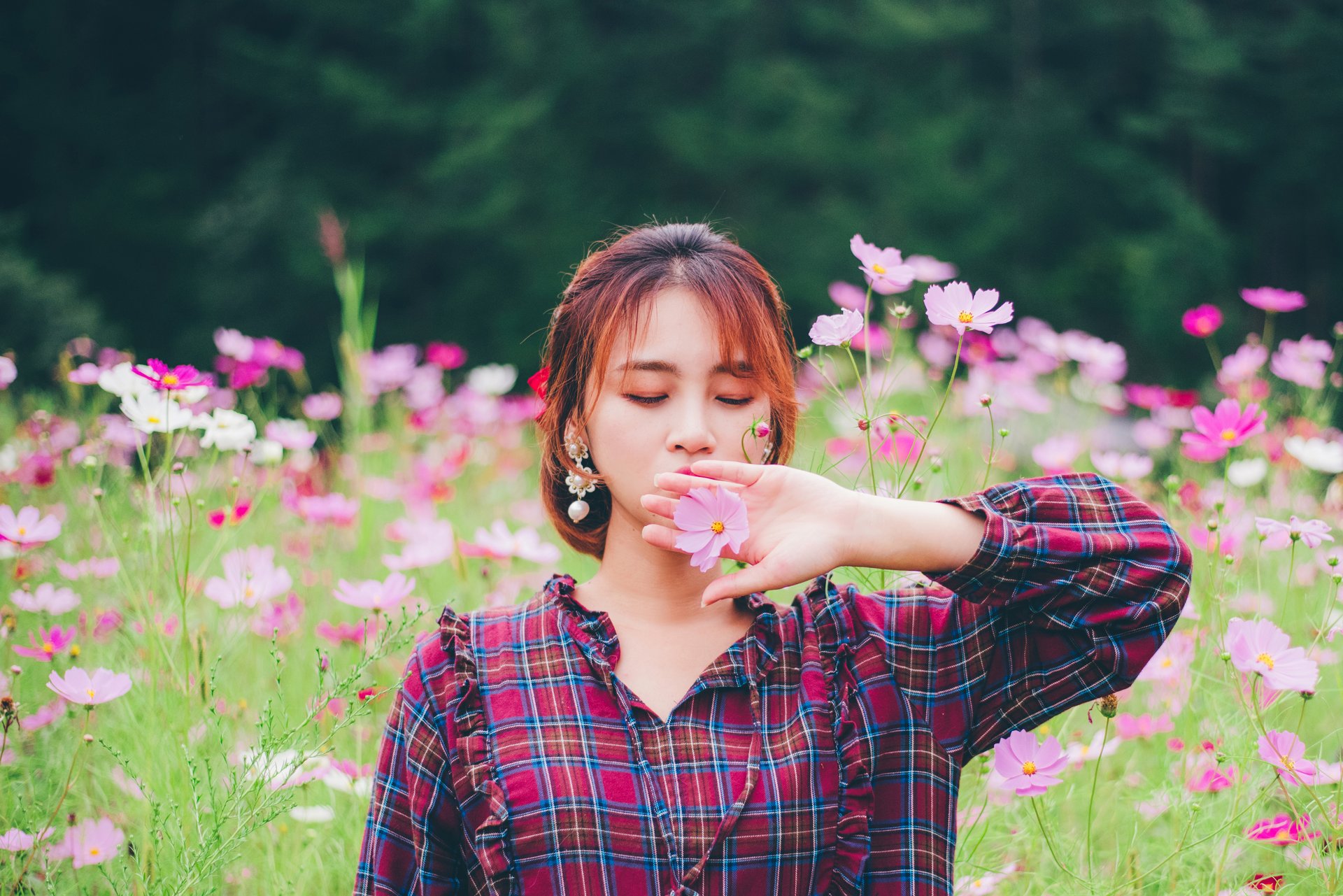 한옥 돌담 메리골드 인물 촬영 2