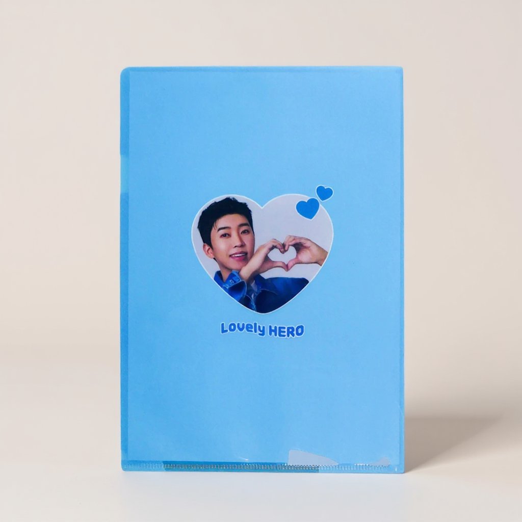 하트풍선 든 청년 인물 사진 L자화일 인쇄 제작 (판촉물) 2