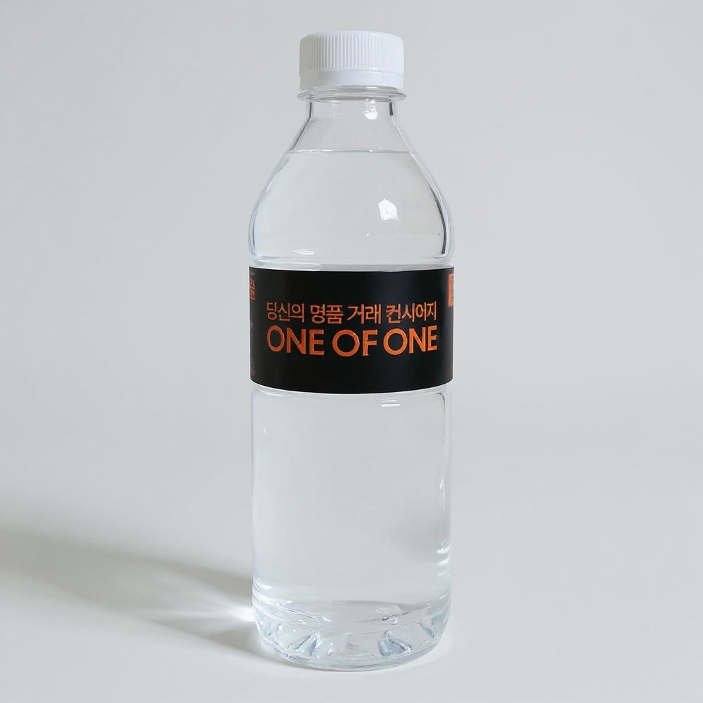 ONE OF ONE 생수 인쇄 제작 (판촉물) 2