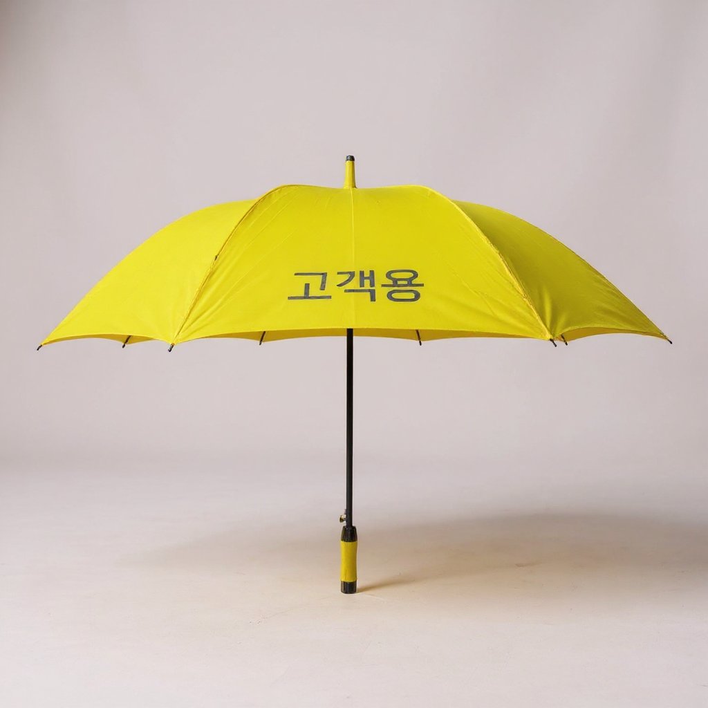 NC 노란색 장우산 인쇄 제작 (판촉물) 2