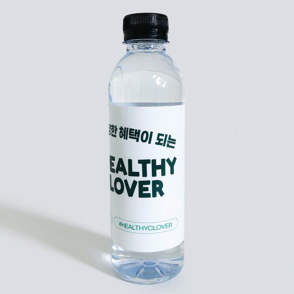 매일의 걸음이 다음 클로버 캐릭터 생수 인쇄 제작 (판촉물) 2