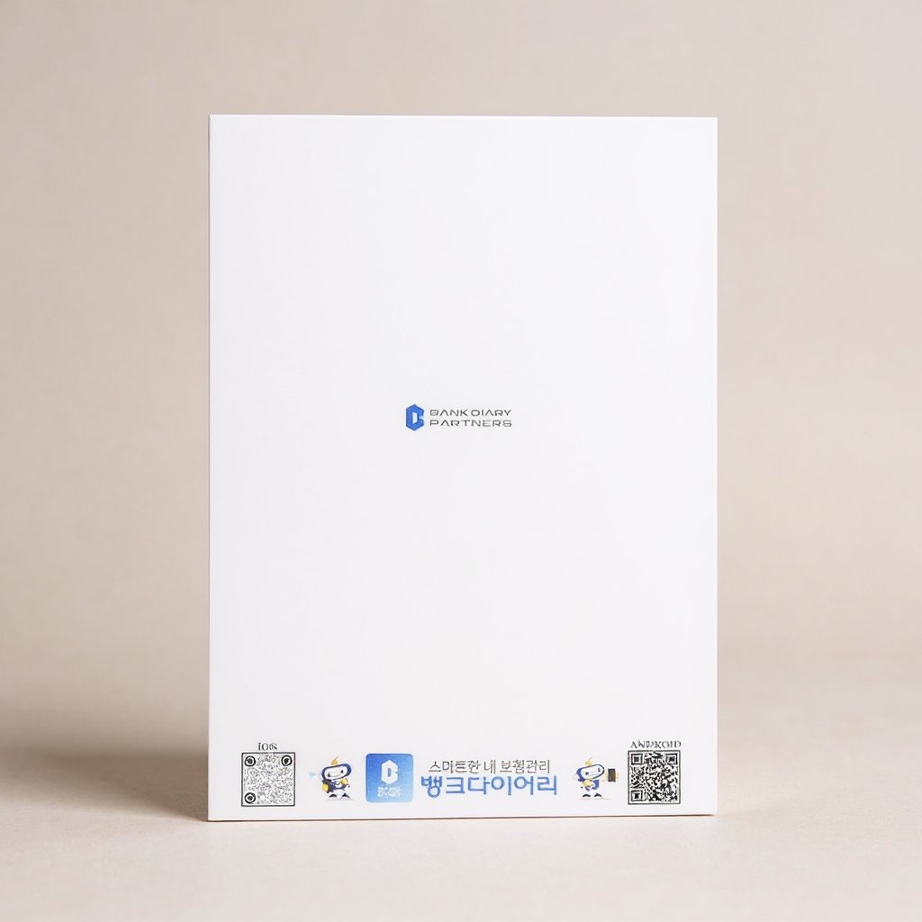 BANK DIARY PARTNERS 화이트 L자화일 인쇄 제작 (판촉물) 2