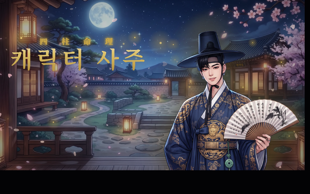 캐릭터사주 (mysajucharacter.pe.kr)